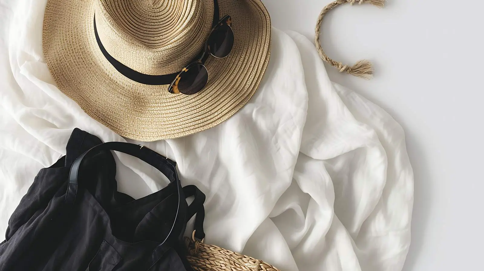 Summer Fashion with Straw Hat for Women – free beach image from Dotvec