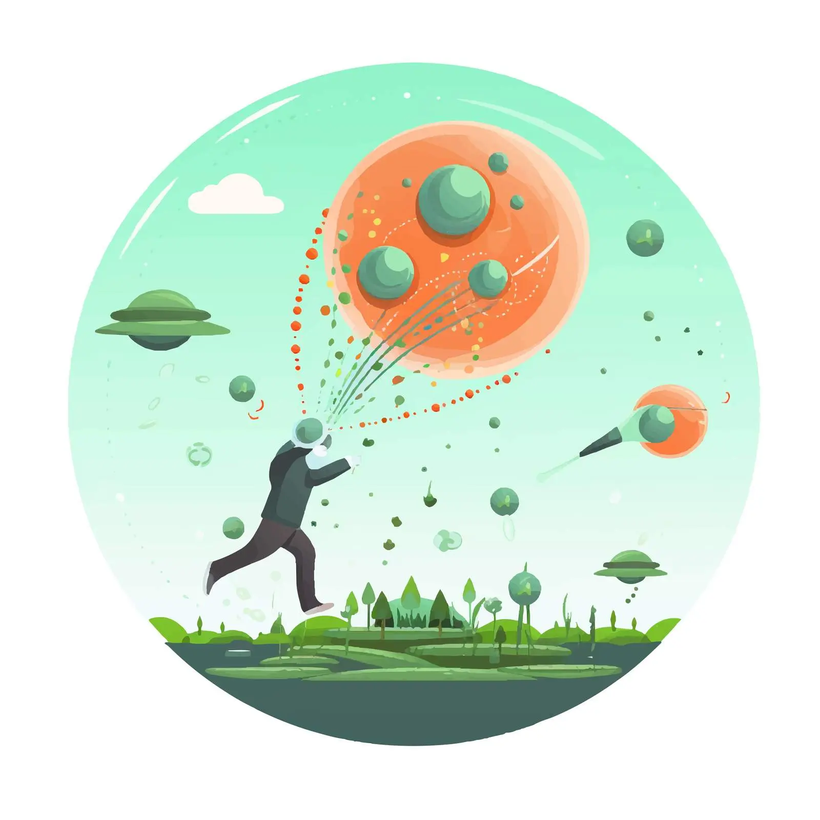 Fertilization Process in Human Body Illustration — free download from Dotvec