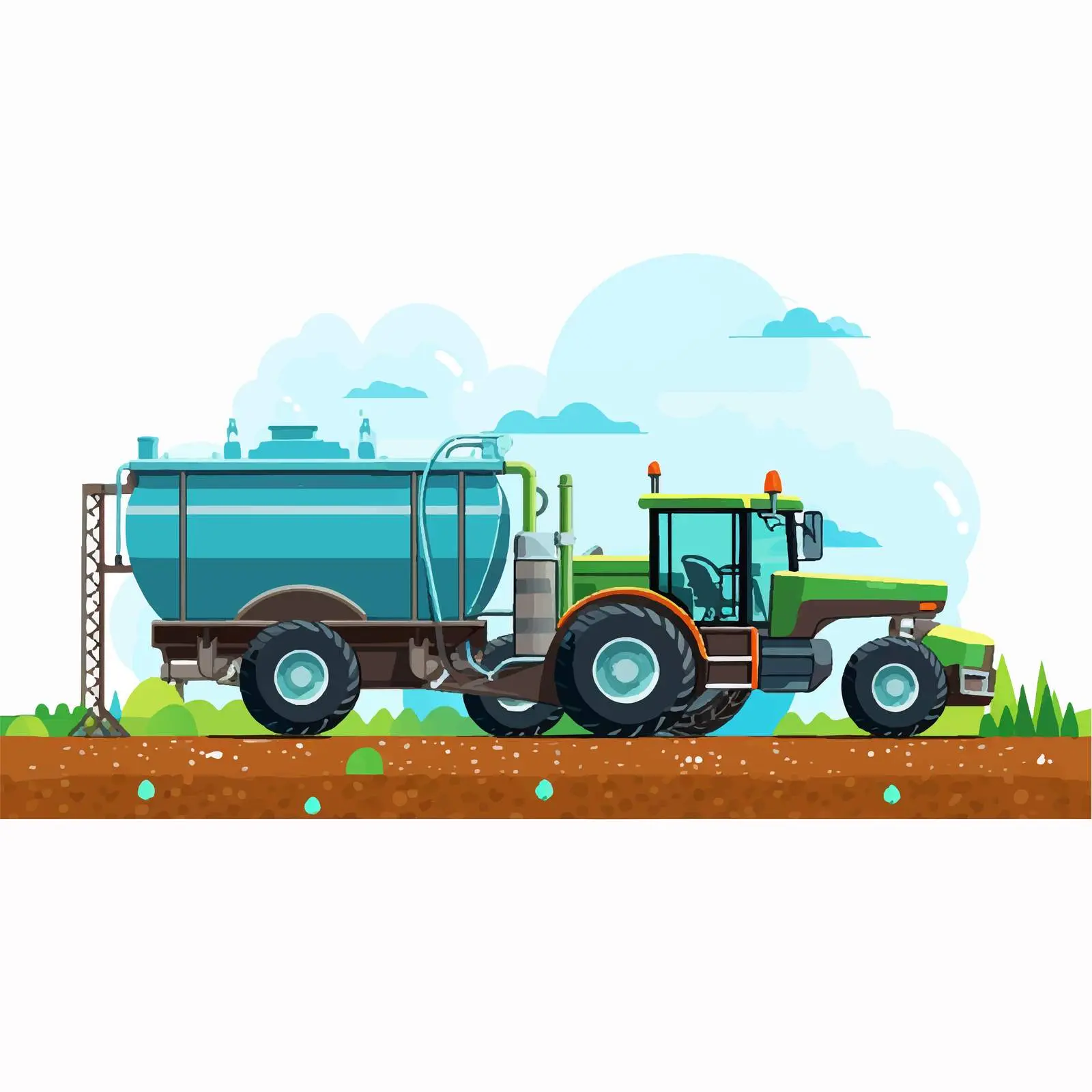 Fertilizer Machine in Agricultural Field – free fertility image from Dotvec
