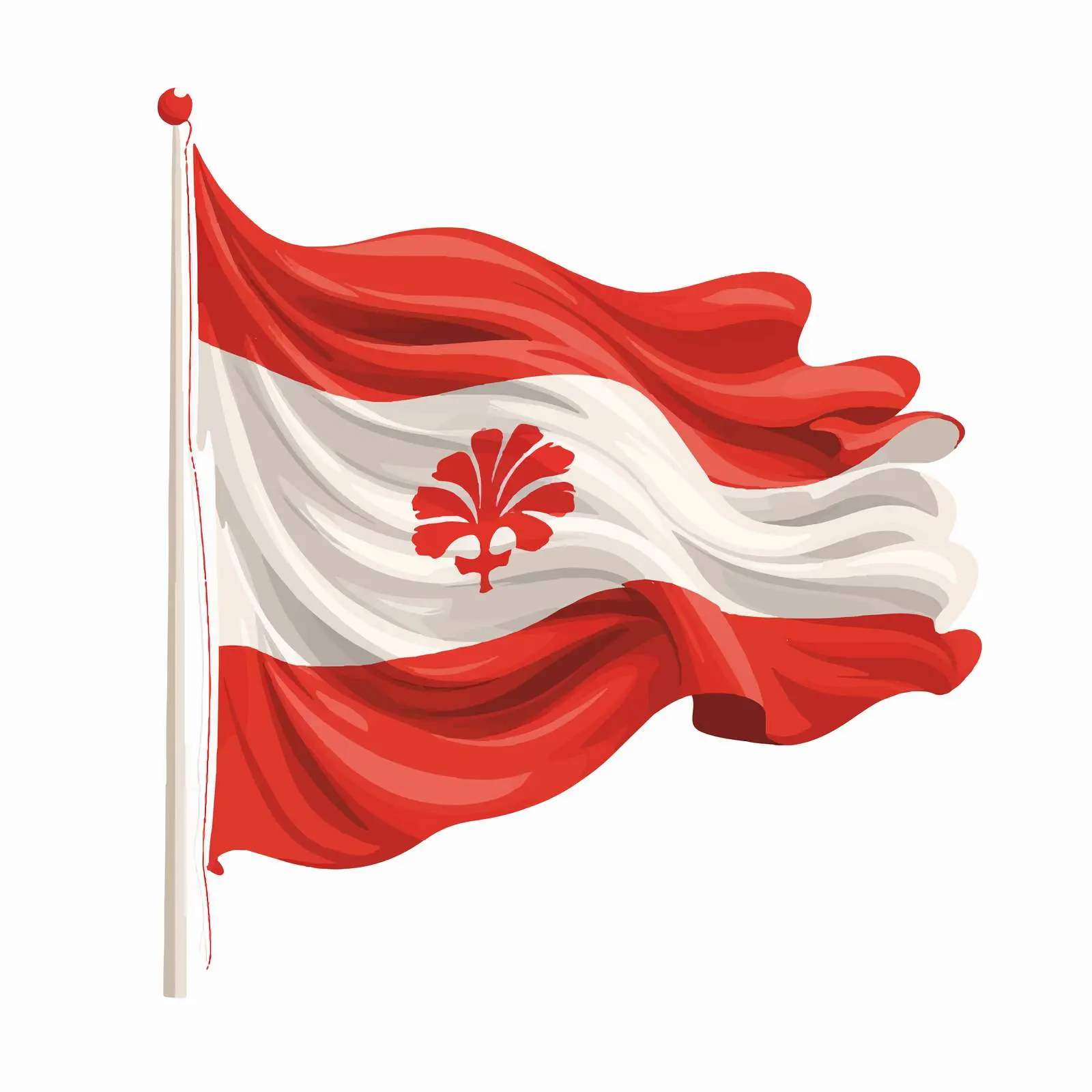 Colorful Festival Clip Art with National Flags – free emblems image from Dotvec