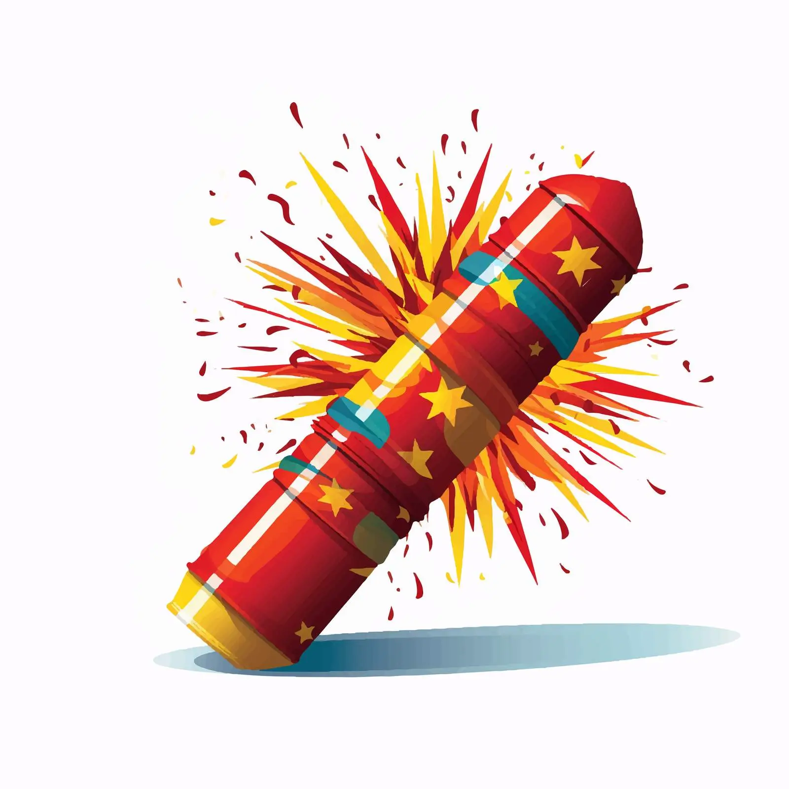 Colorful Firecracker Celebrating National Festival – free explosive image from Dotvec