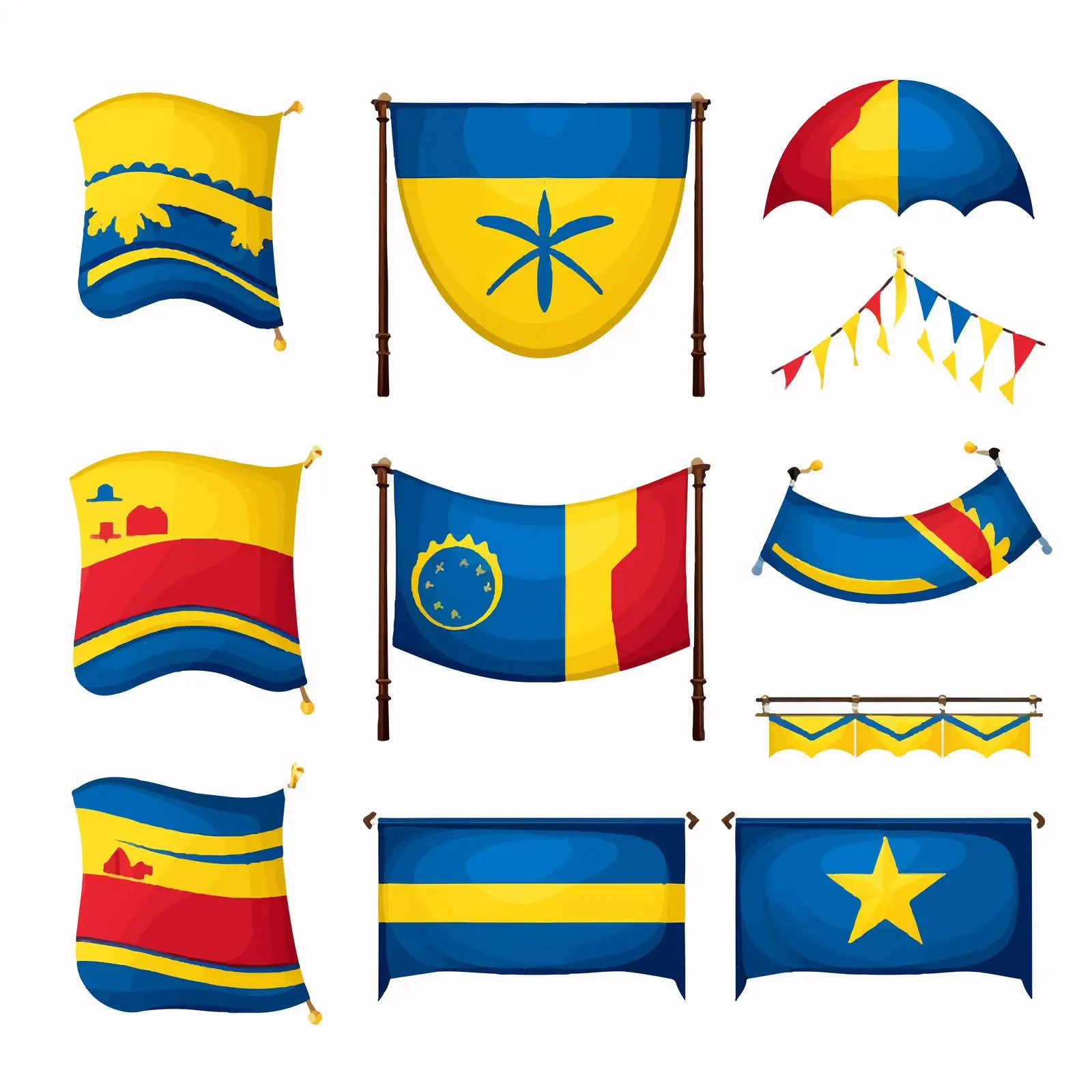 Festival Colors Inspired by National Flags — free download from Dotvec