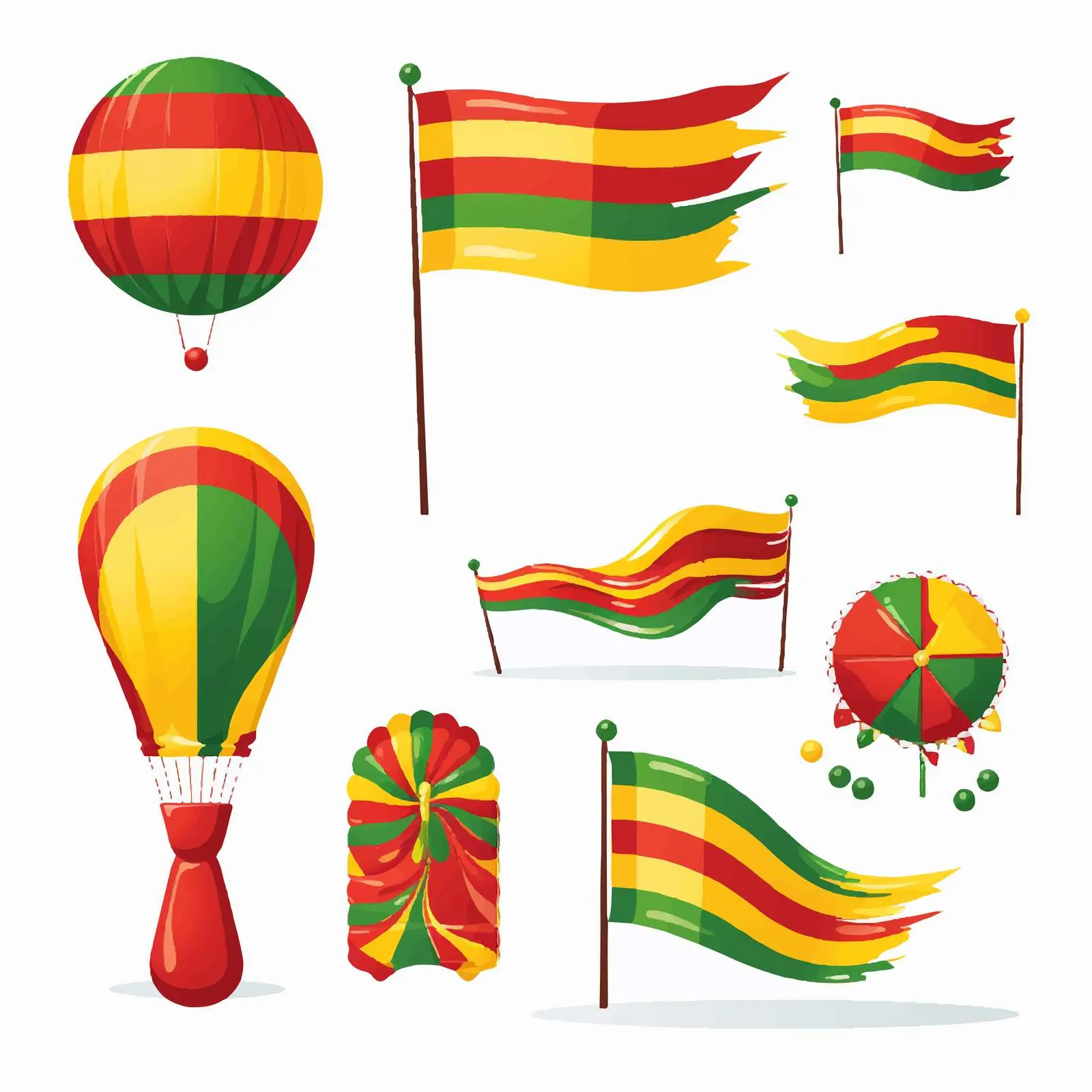 Festival Colors of National Flag Clip Art — free download from Dotvec