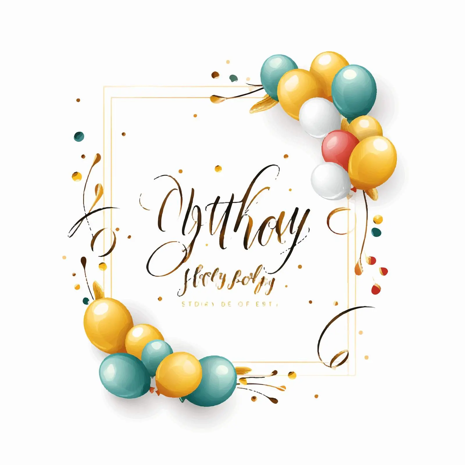 Festive Birthday Party Invitation Design Vector — free download from Dotvec