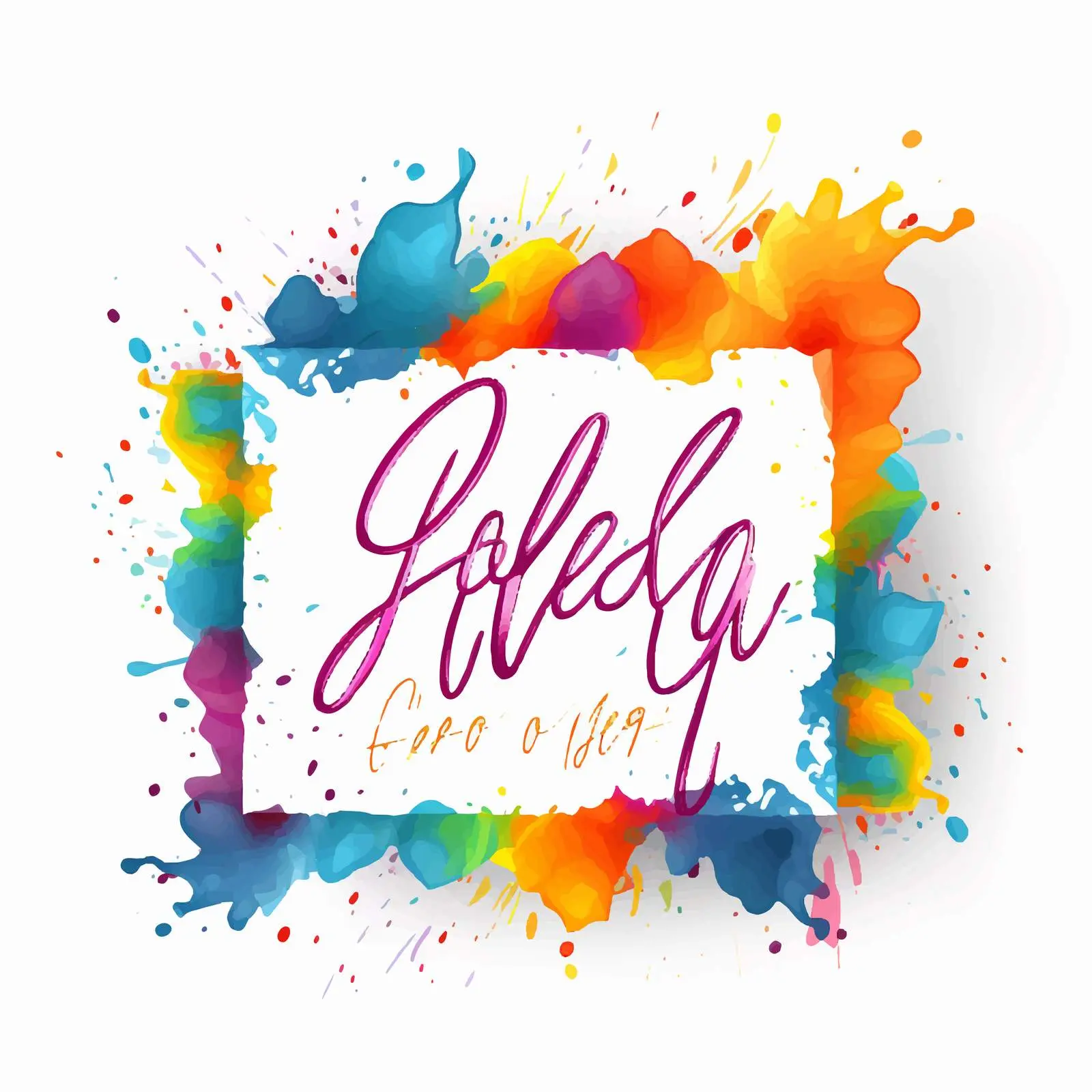 Festive Birthday Party Invitation Postcard Template — free download from Dotvec