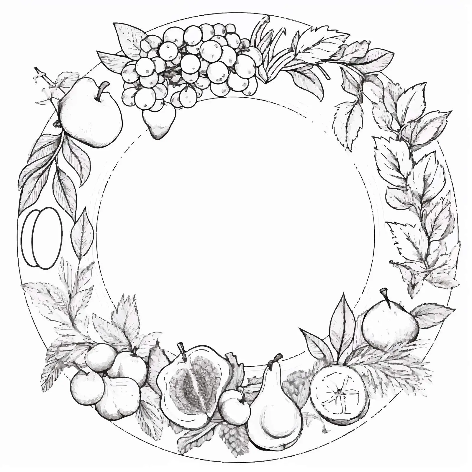 Festive Vegetarian Holiday Table Setting — free download from Dotvec