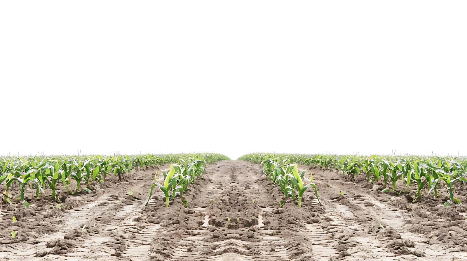 Vivid Young Corn Fields in Central Minnesota — free download from Dotvec