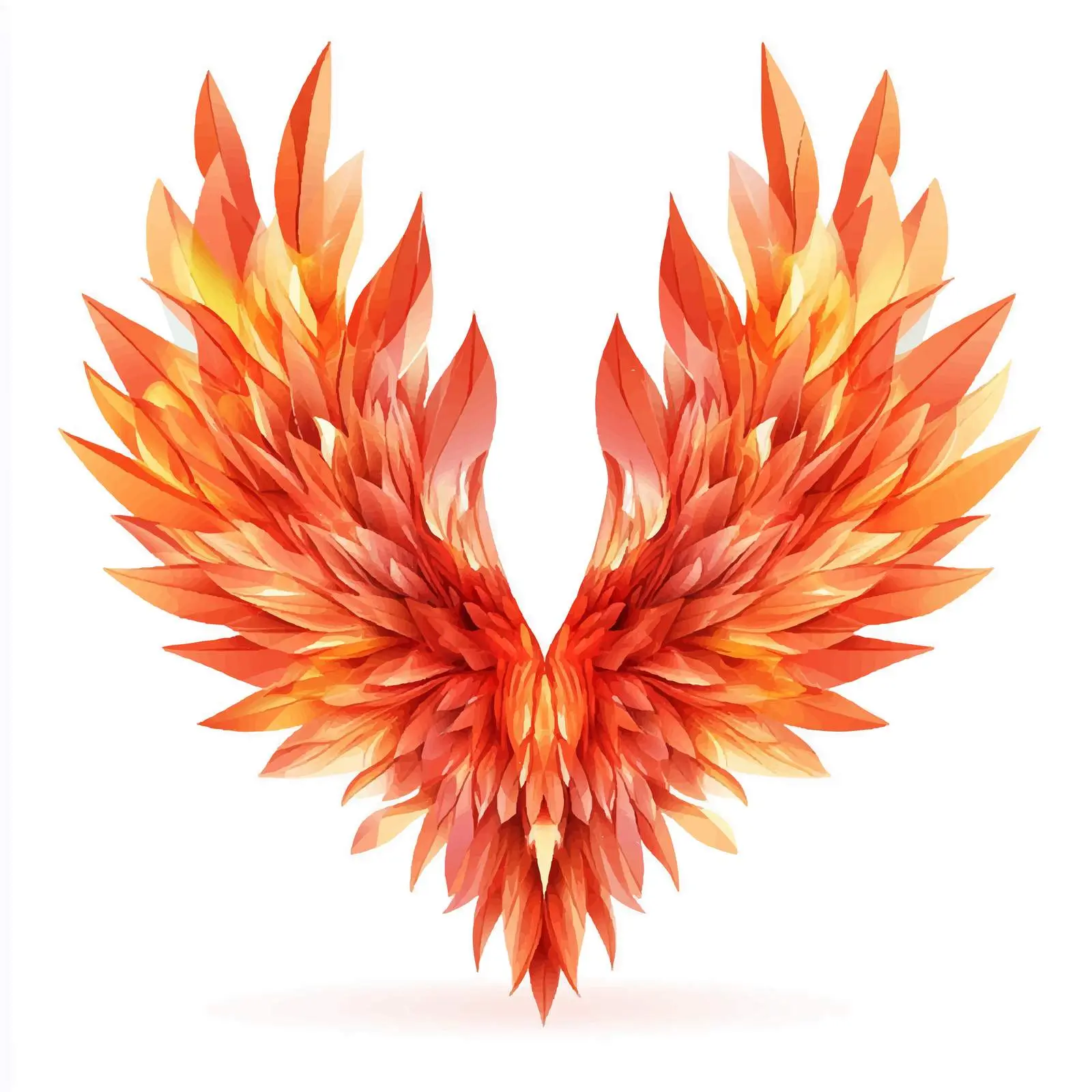 Fiery Abstract Icons Isolated on White Background — free download from Dotvec