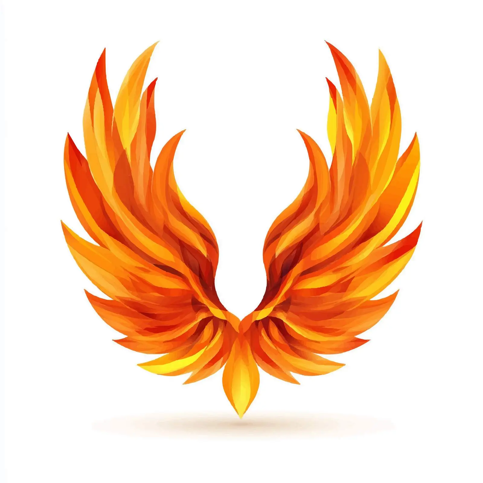 Fiery Abstract Icons on White Background — free download from Dotvec