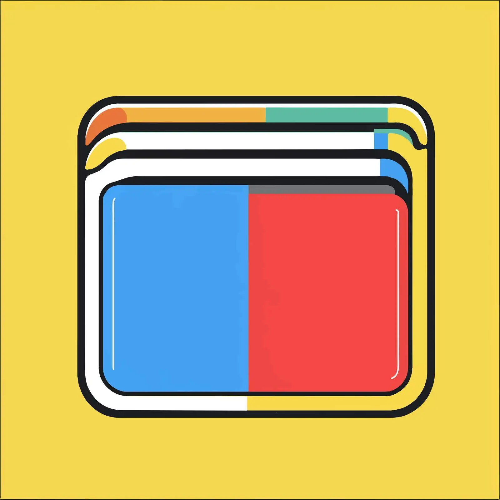 Outline Thin Line File Folder Vector Icon — free download from Dotvec