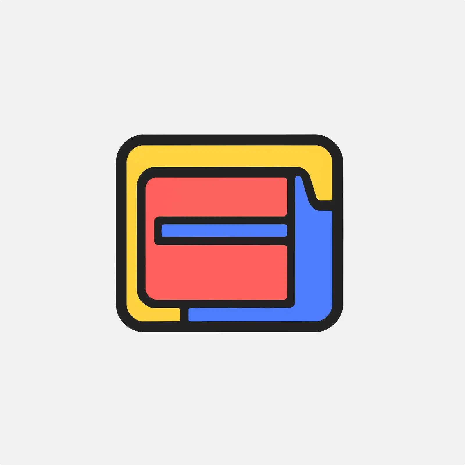 Outline Thin Line File Folder Icon Vector — free download from Dotvec