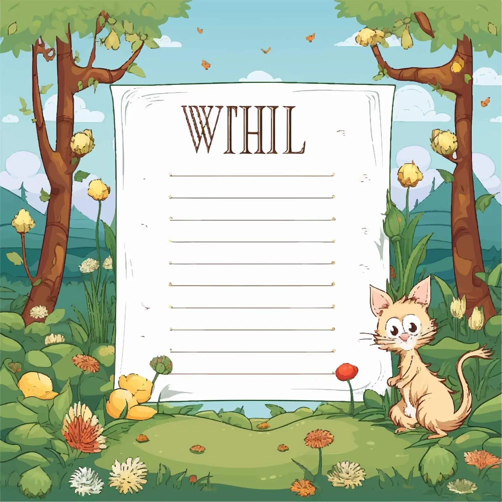 Fill in the Missing Letter Worksheet Template — free download from Dotvec