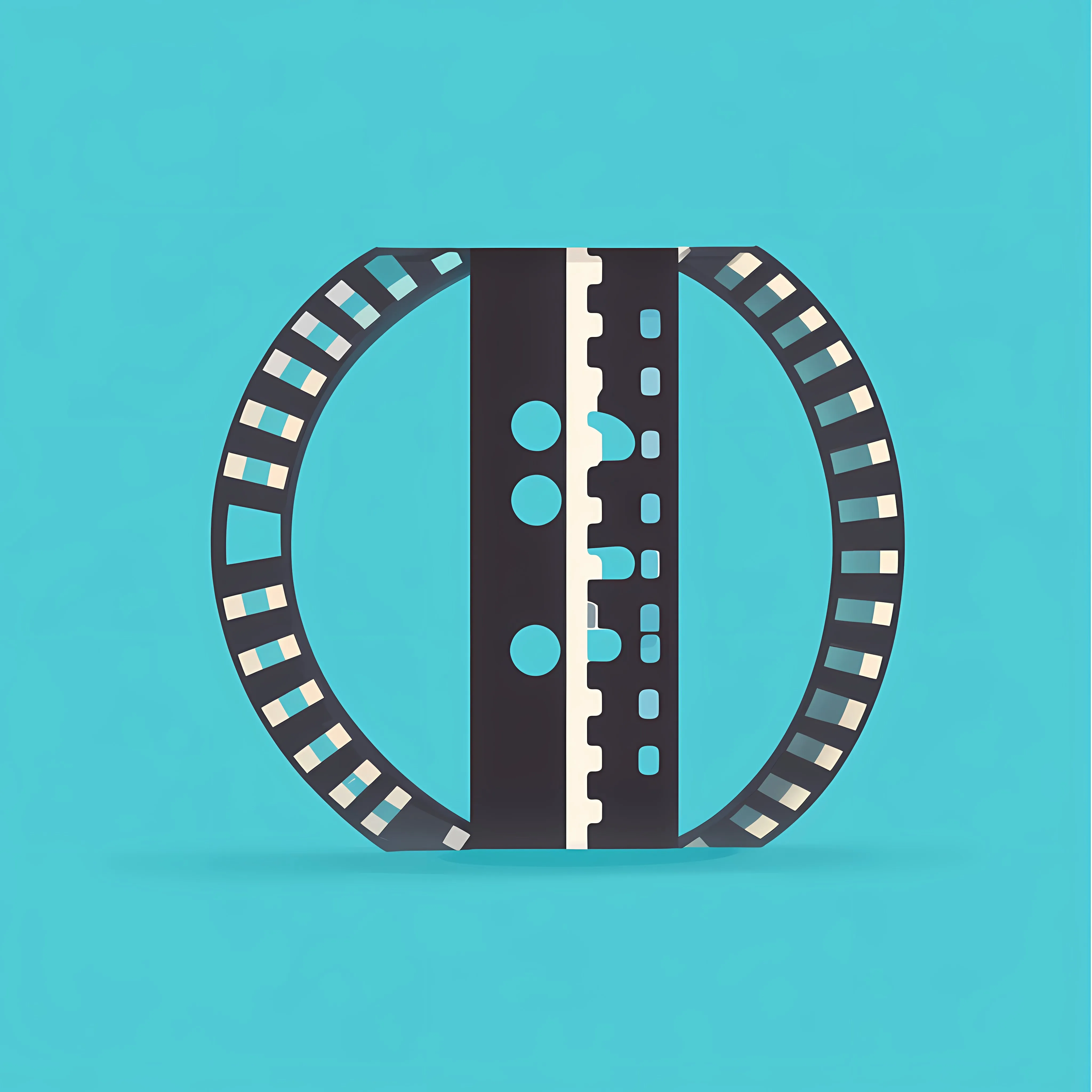 Historical Filmstrip Flat Vector Illustration — free download from Dotvec
