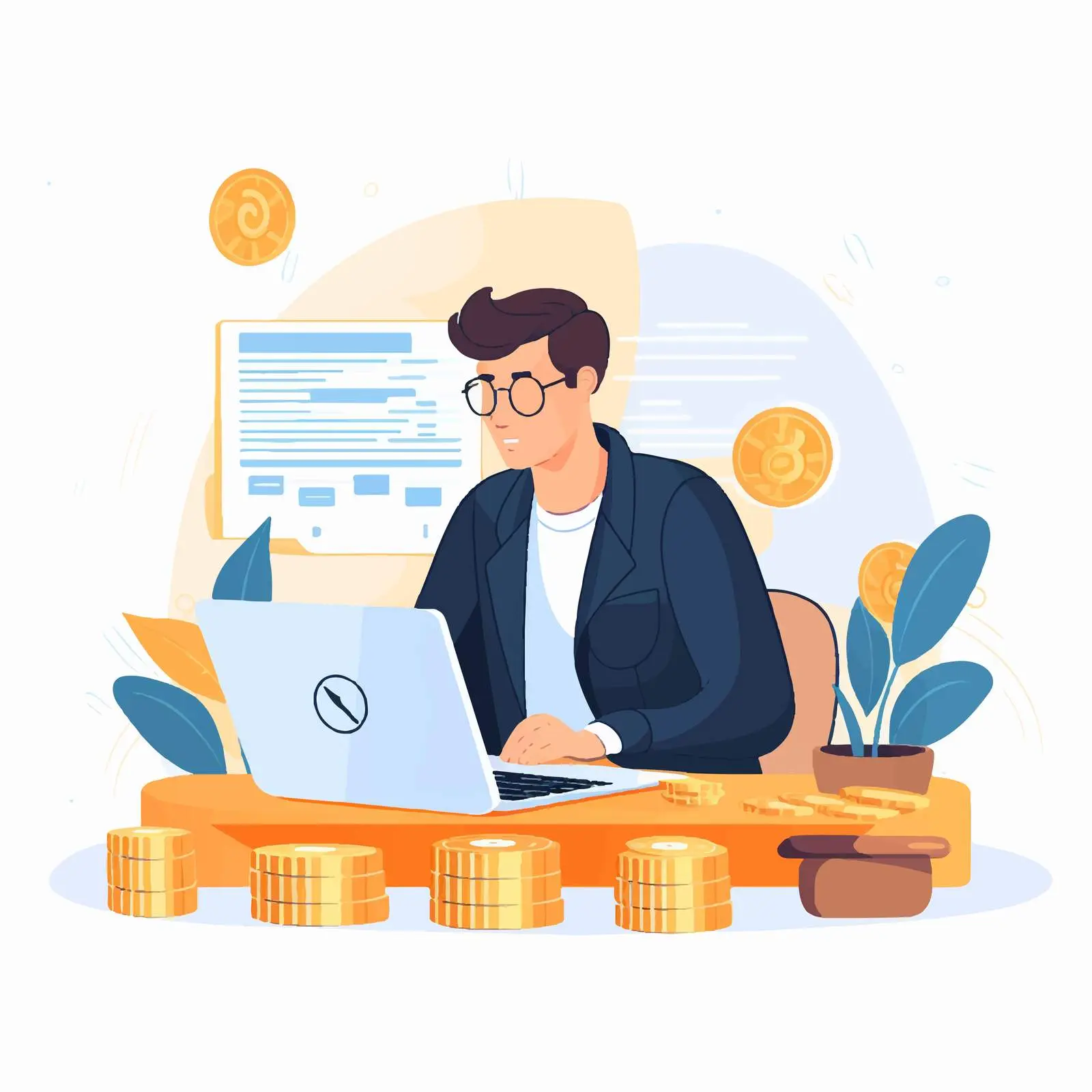 Financial Advisor Consulting on Finance Management – free business man image from Dotvec