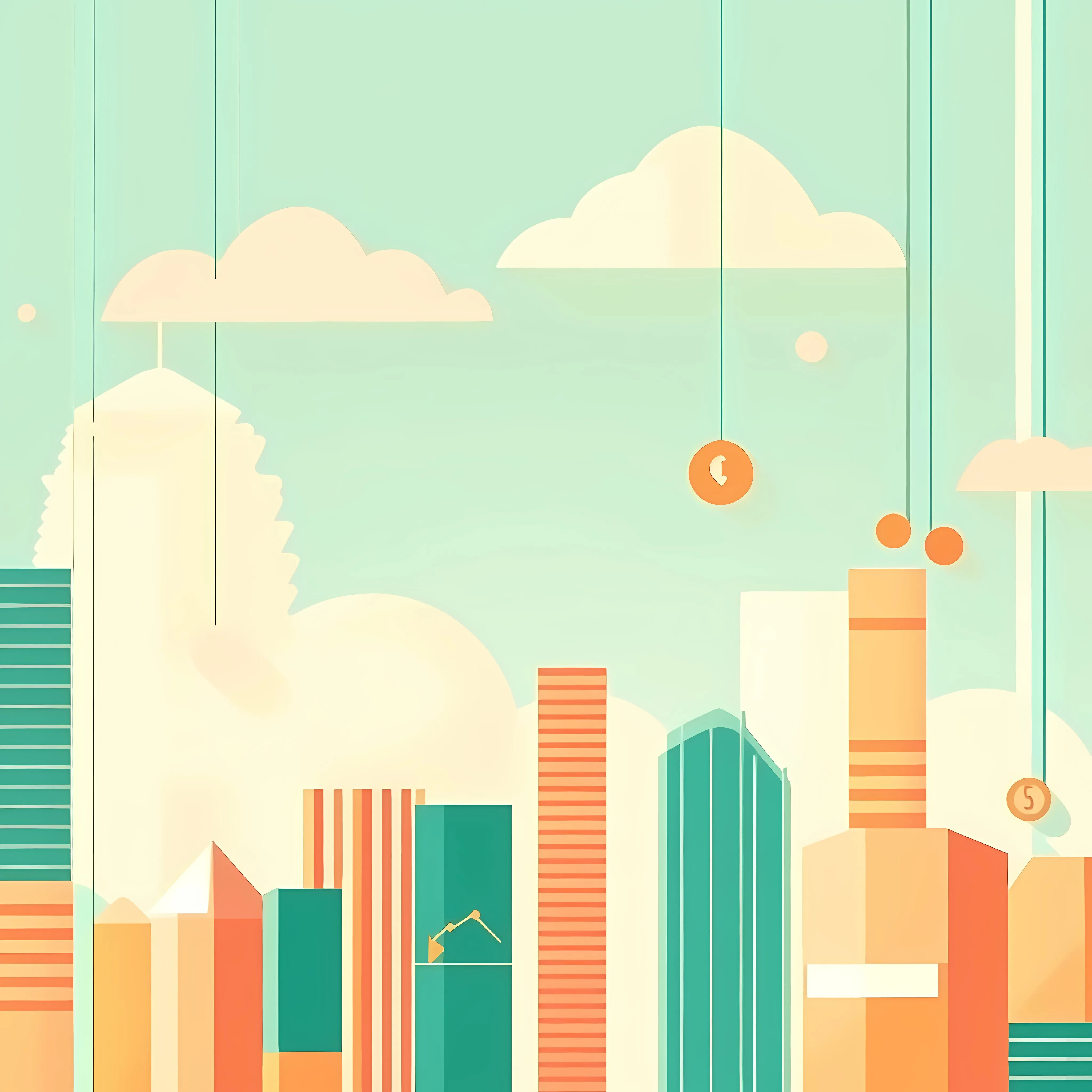 Flat Vector Animation of Financial Planning Economy – free financial stability image from Dotvec