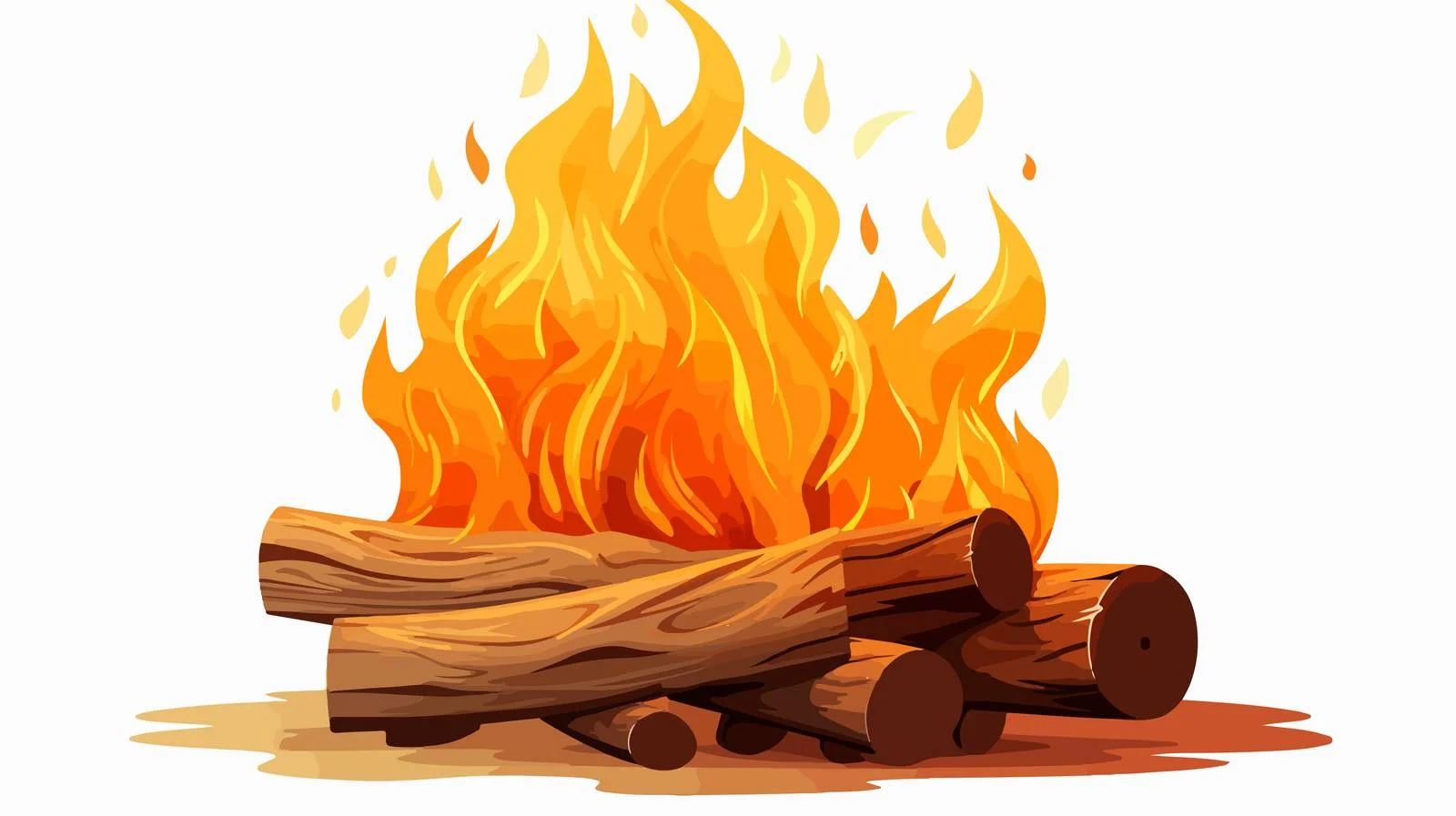 High-Quality Firewood Design — free download from Dotvec