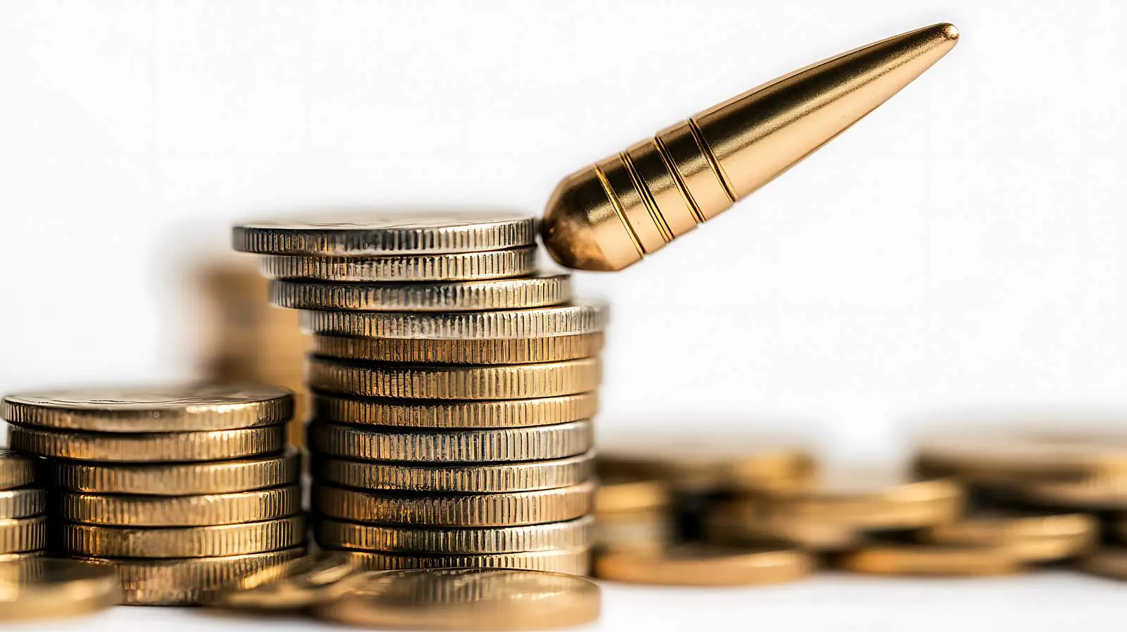 Festive Rocket Coins Isolated Background Image — free download from Dotvec