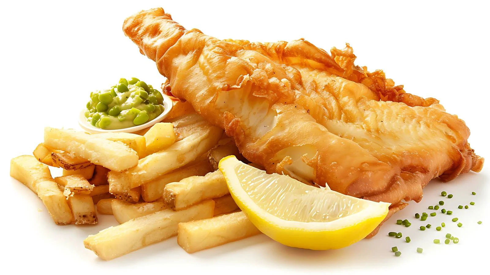 Delicious Fish and Chips Served Professionally — free download from Dotvec