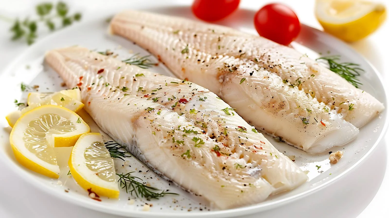 Gourmet Fish Fillets Cheese White Background — free download from Dotvec