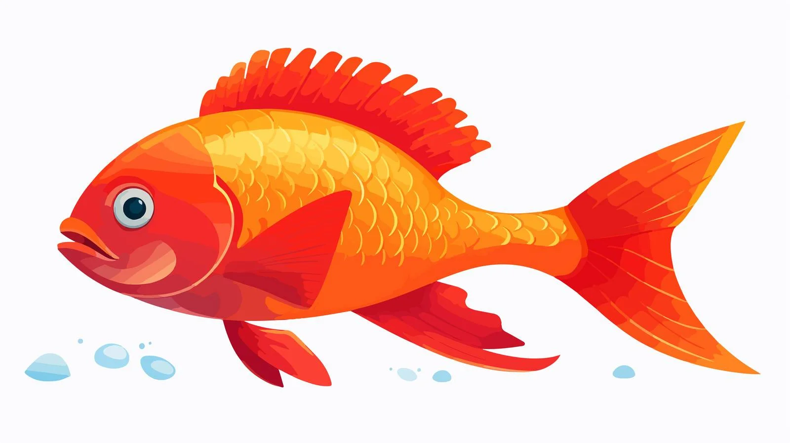 Cartoon Fish Vector Illustration — free download from Dotvec