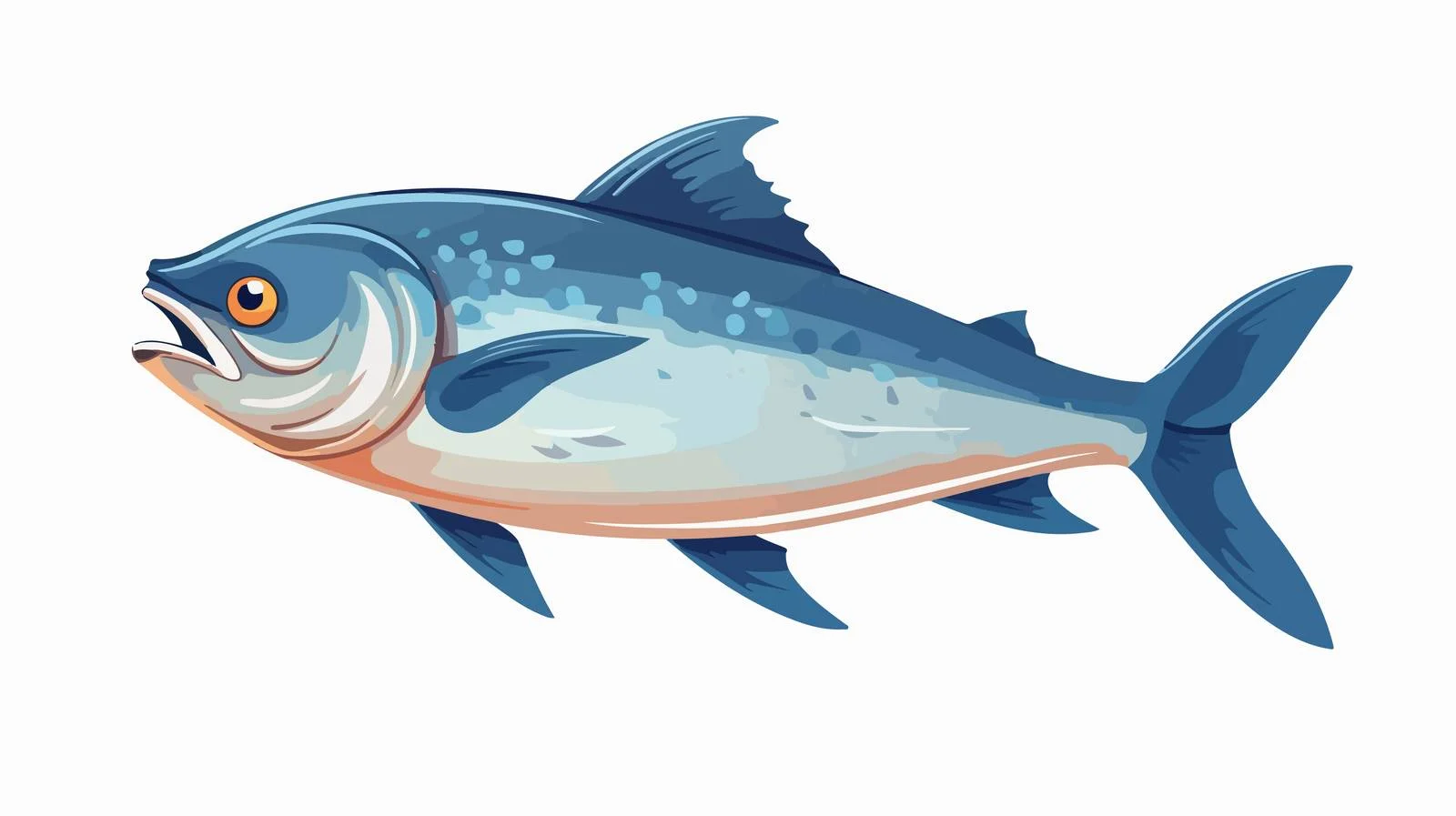 Cartoon Fish Vector Illustration — free download from Dotvec