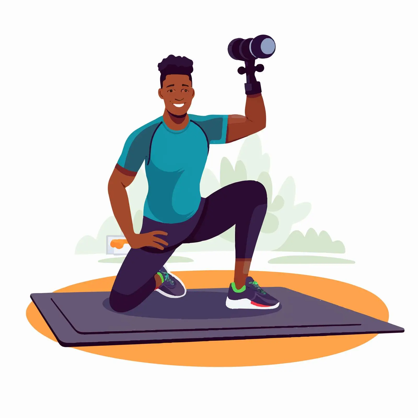 Fitness Blogger Recording Online Yoga Video Classes – free recording image from Dotvec