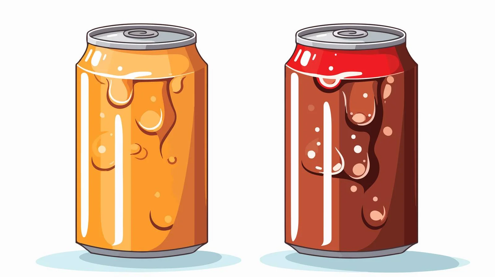 Fizzy Drinks Cartoon Vector Illustration — free download from Dotvec