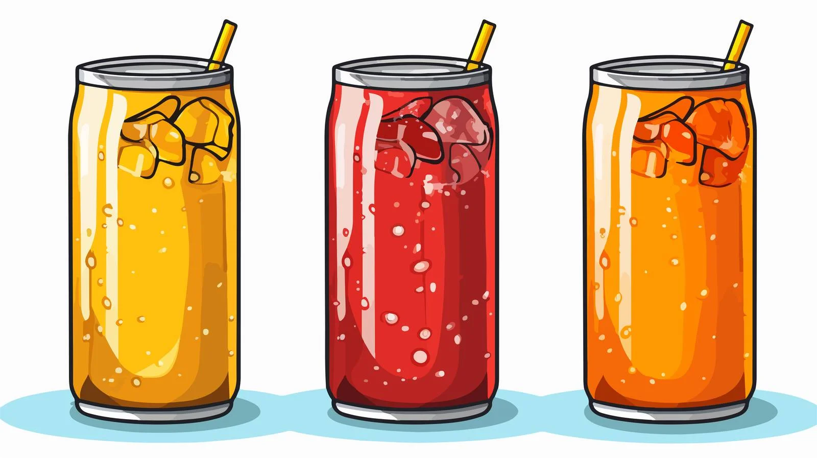 Fizzy Drinks Can Cartoon Vector Illustration — free download from Dotvec