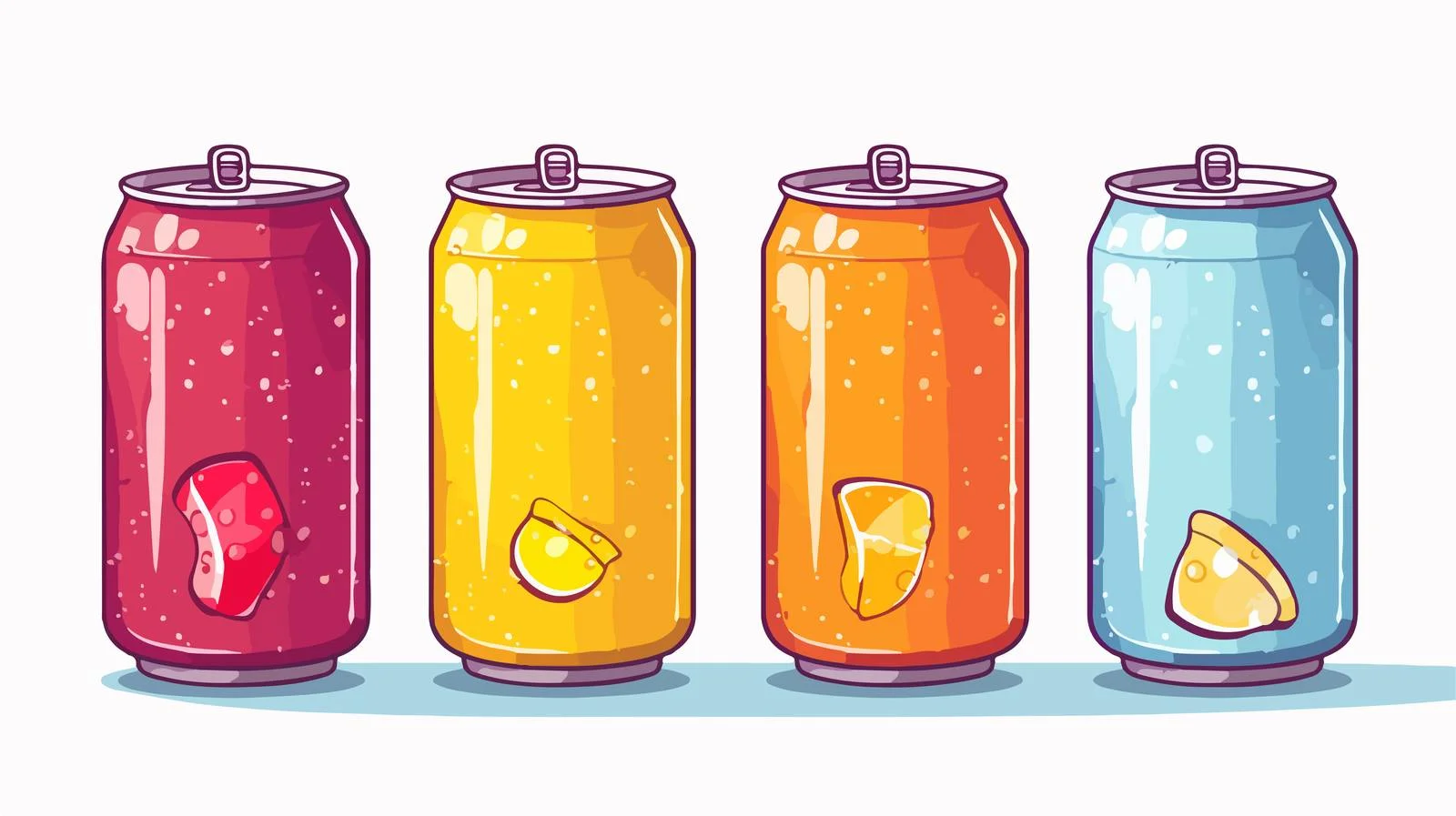 Fizzy Drinks Can Cartoon Vector Illustration — free download from Dotvec