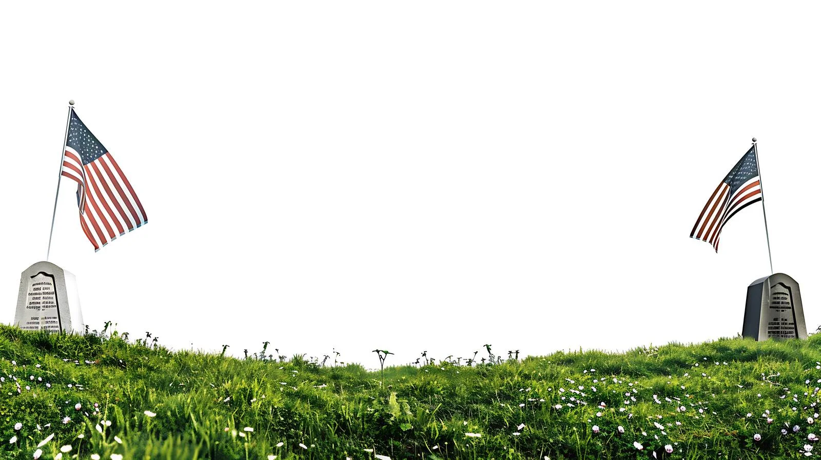 Honoring Memorial Day Flags at Arlington — free download from Dotvec