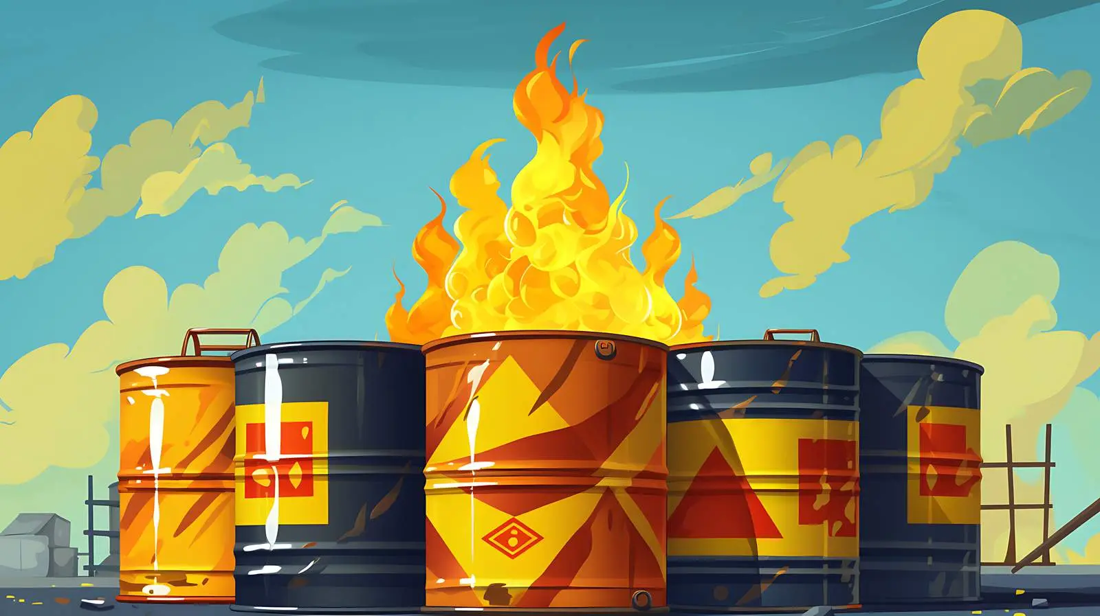 Safety Drum for Flammable Chemical Waste — free download from Dotvec