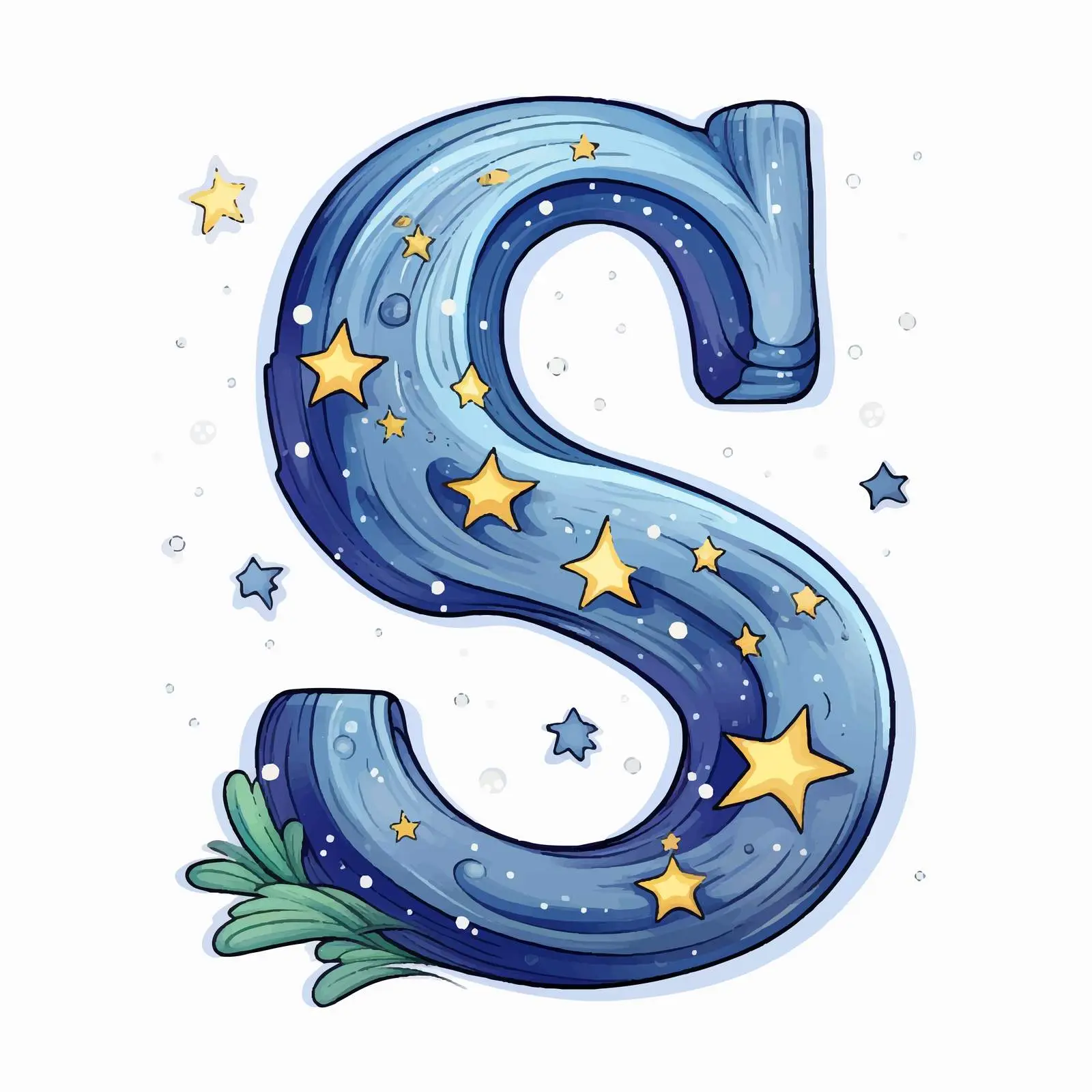 Sleep-Themed Alphabet Flashcard Illustration — free download from Dotvec