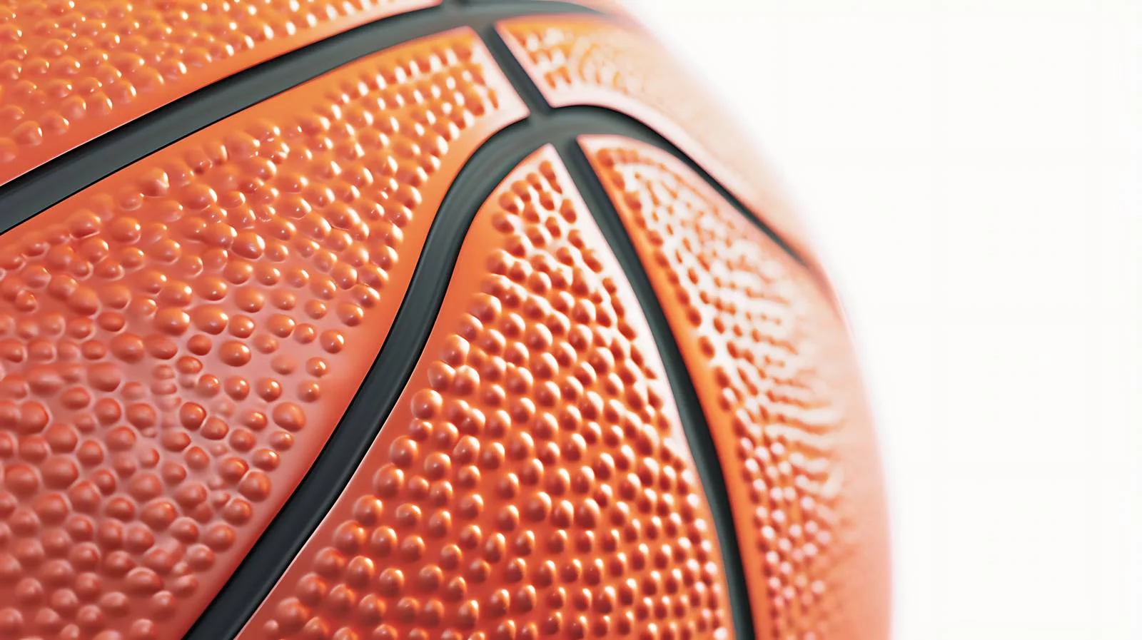 Sleek Basketball Texture on White Background — free download from Dotvec