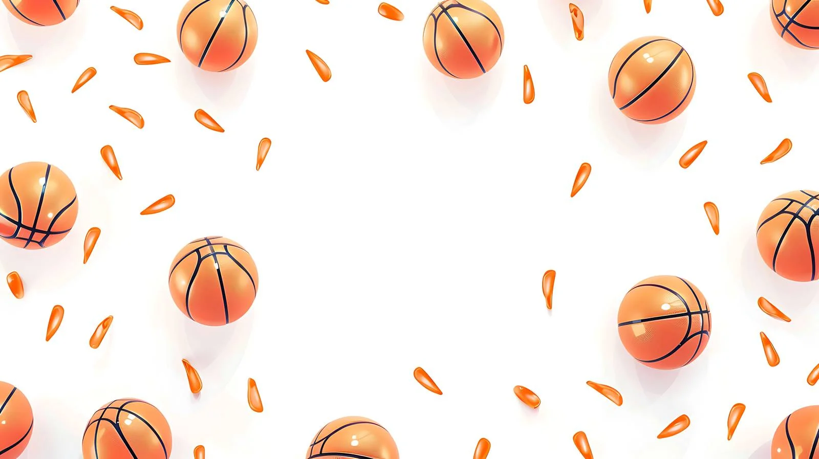 Basketball Texture on White Background — free download from Dotvec
