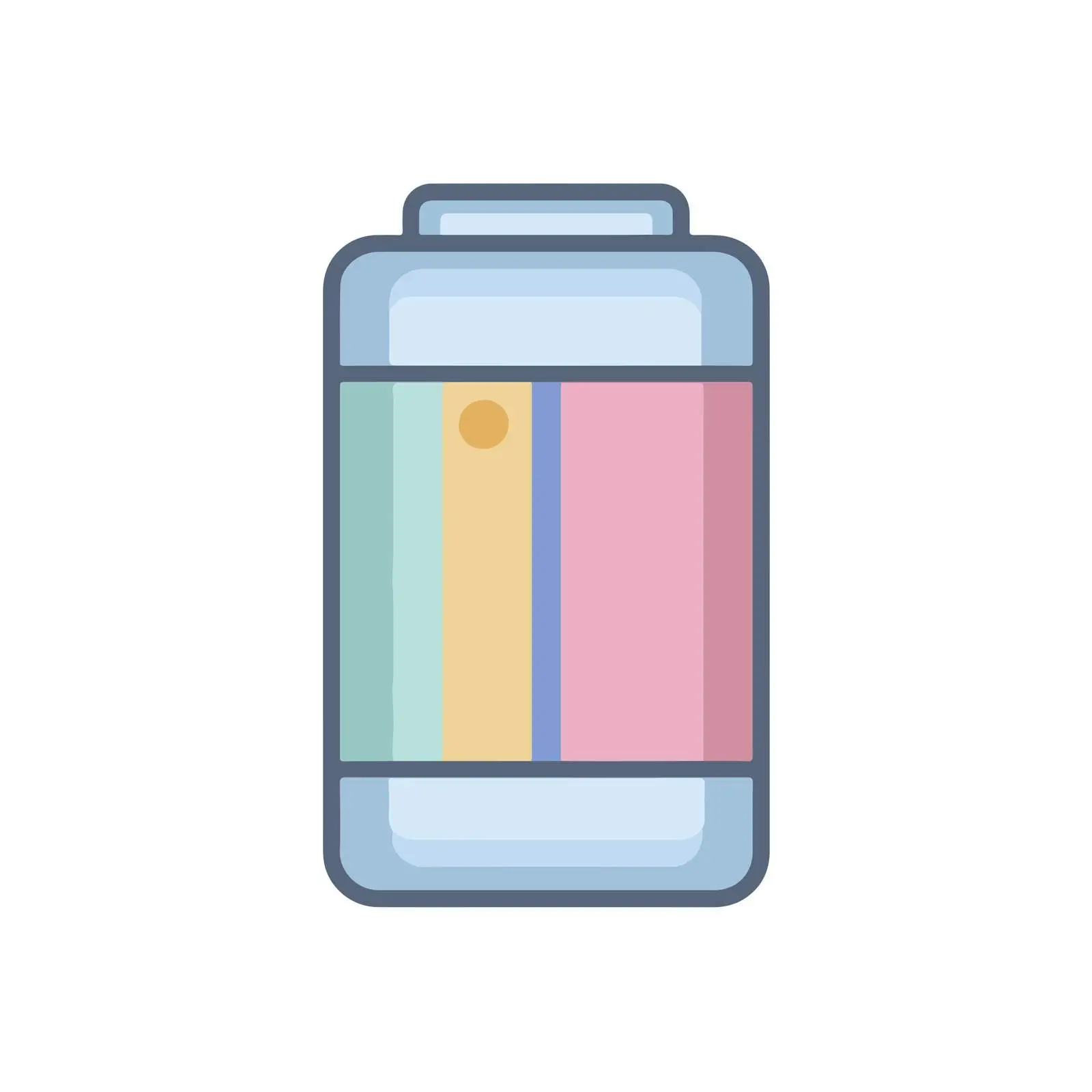 2D Battery Minimalist Icon Design — free download from Dotvec