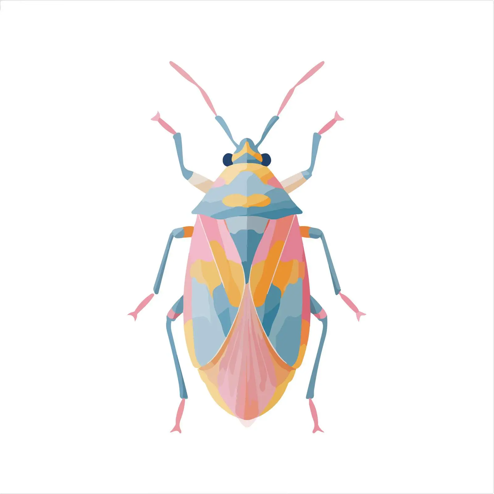 Minimalist Bug Icon — free download from Dotvec
