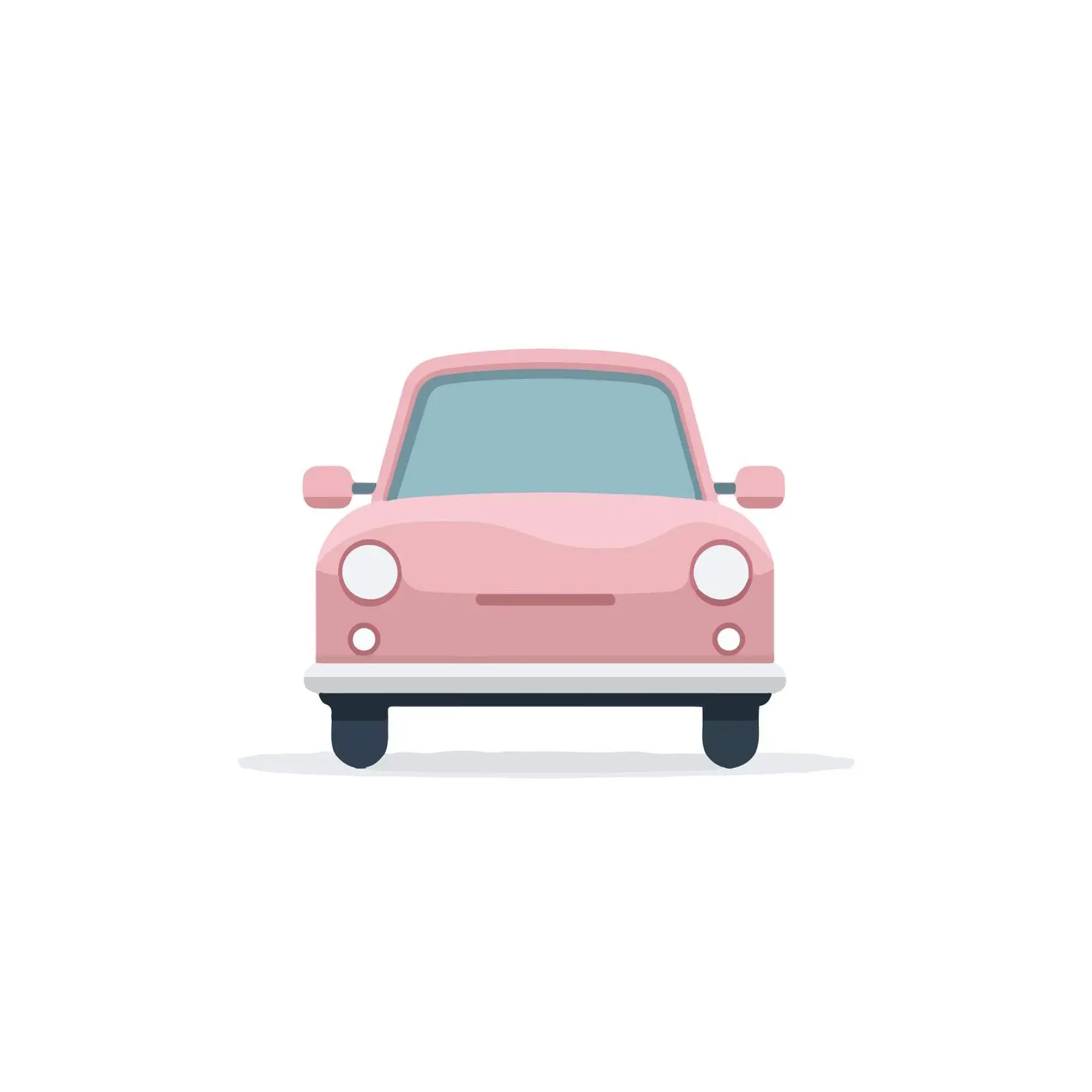 2D Car Minimalist Icon — free download from Dotvec