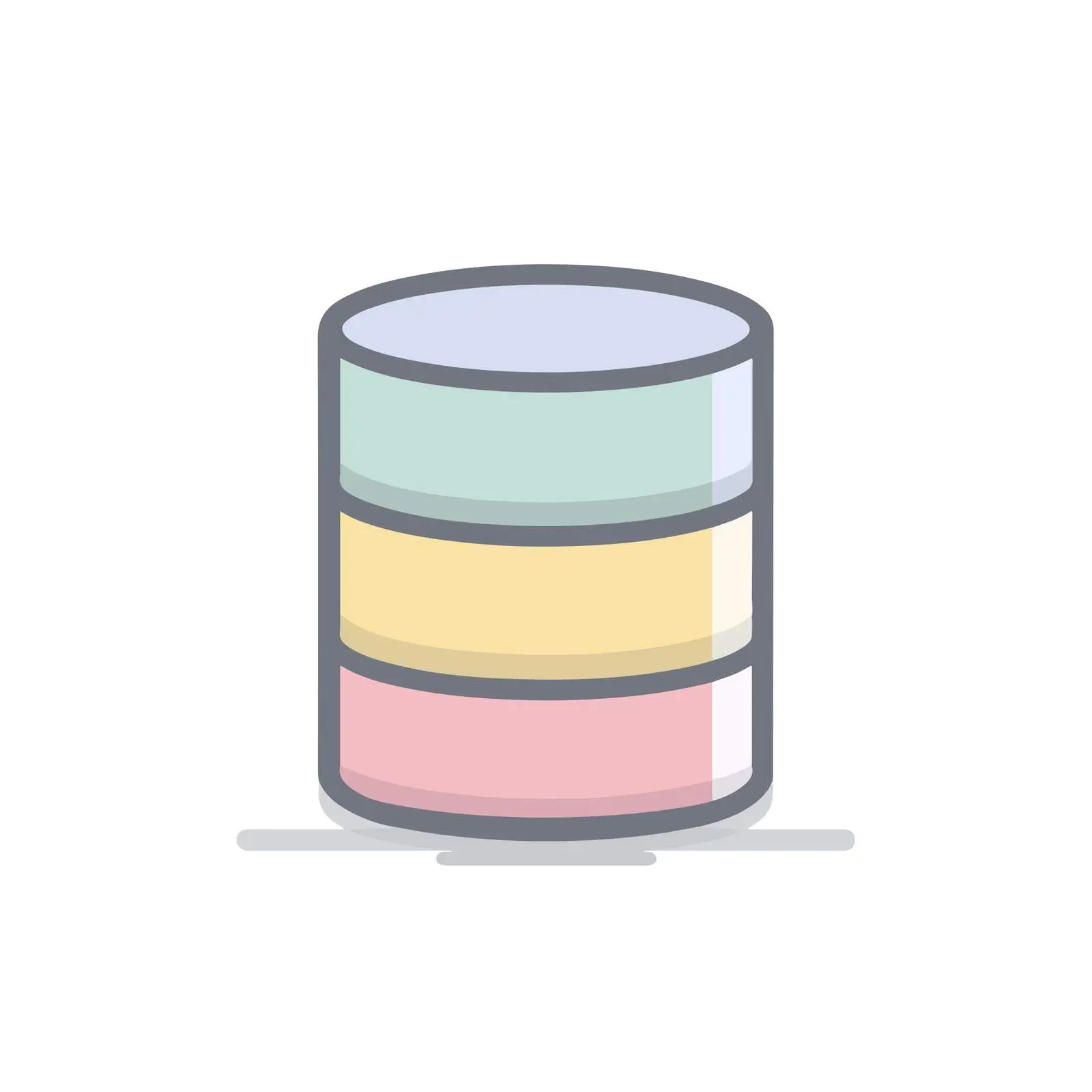 2D Database Icon Design — free download from Dotvec