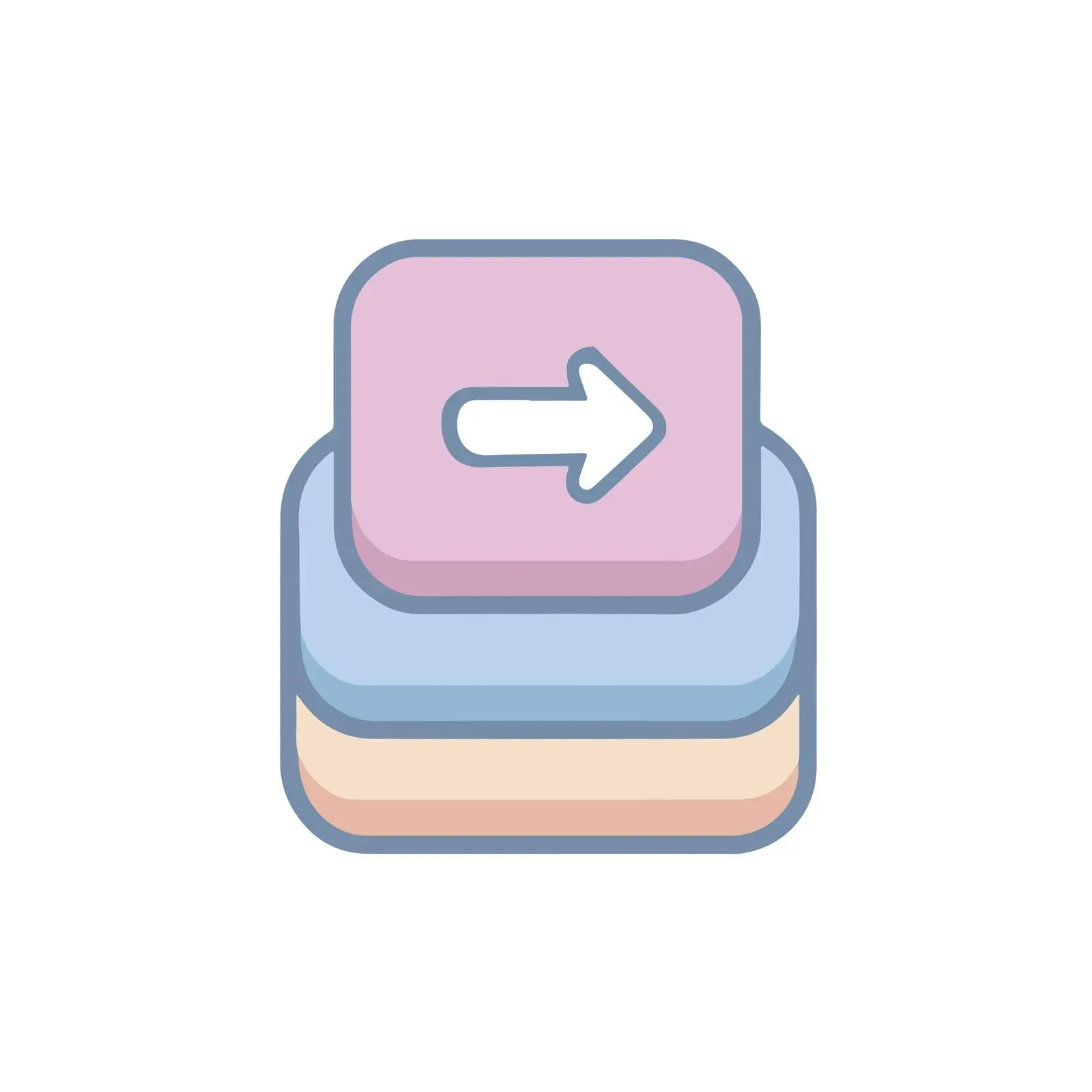 2D Download Icon Minimalist Vector Style — free download from Dotvec