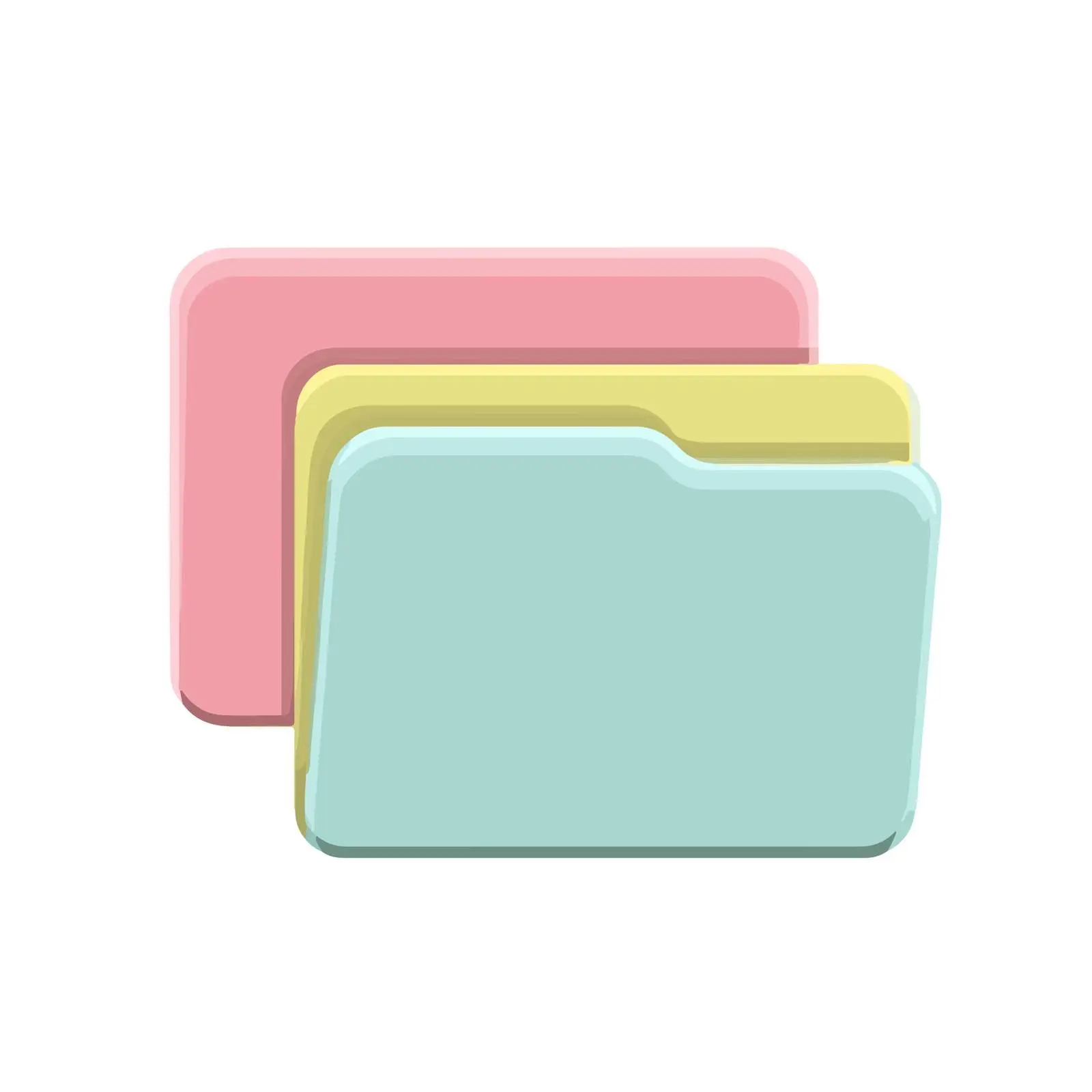 2D Folder Minimalist Icon — free download from Dotvec