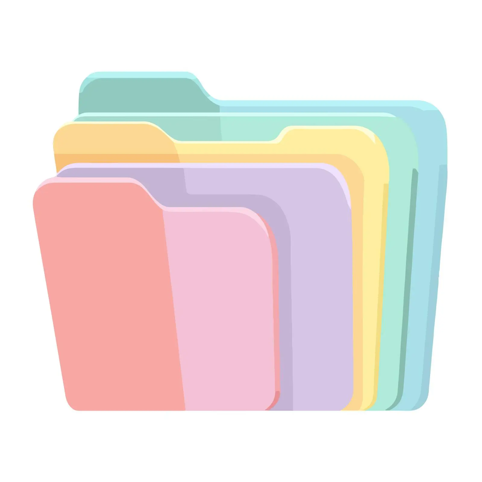 Minimalist 2D Folder Icon — free download from Dotvec