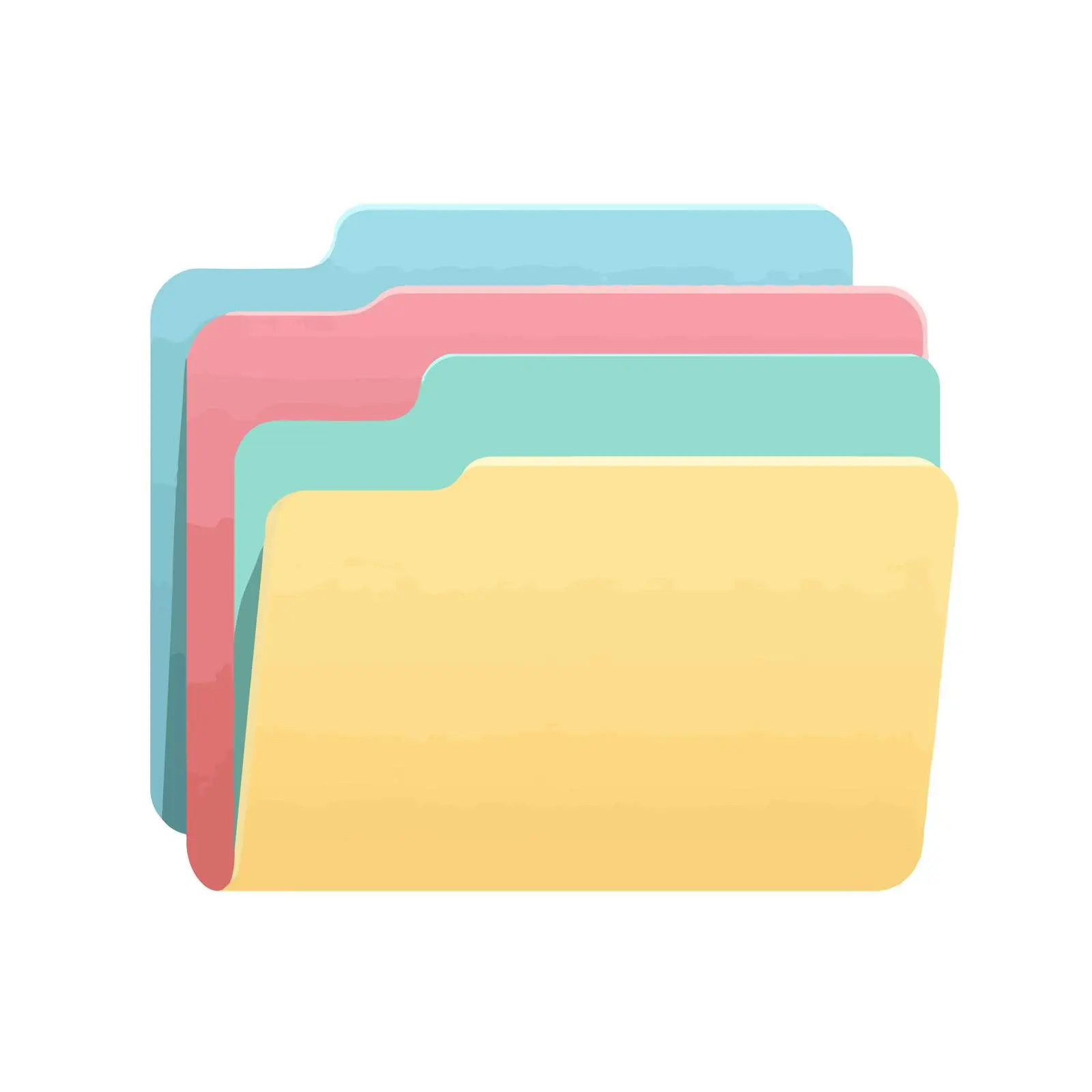 Minimalist 2D Folder Icon — free download from Dotvec