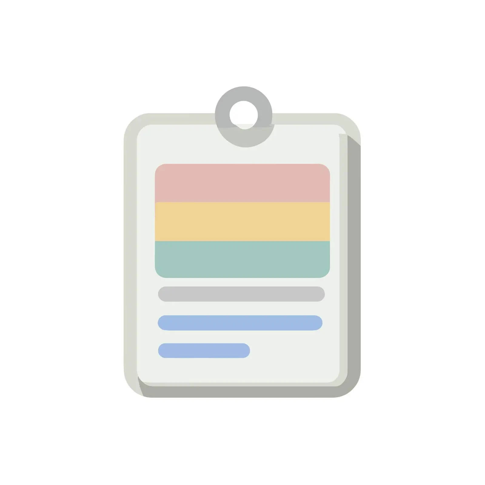 2D ID Card Minimalist Icon — free download from Dotvec