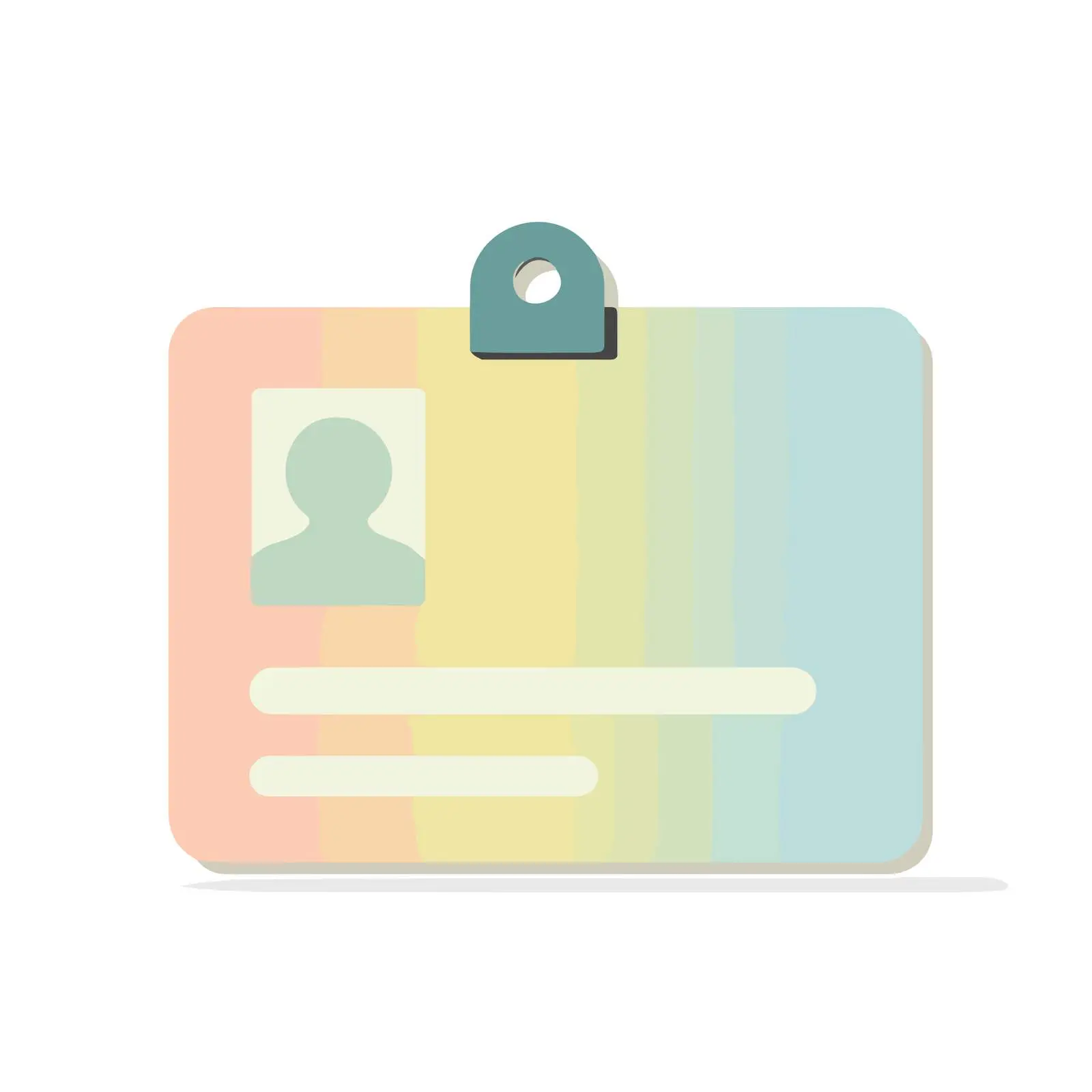 2D ID Card Icon — free download from Dotvec