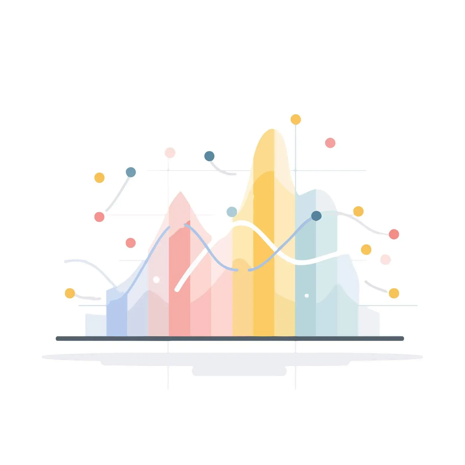 Minimalist Line Chart Icon — free download from Dotvec