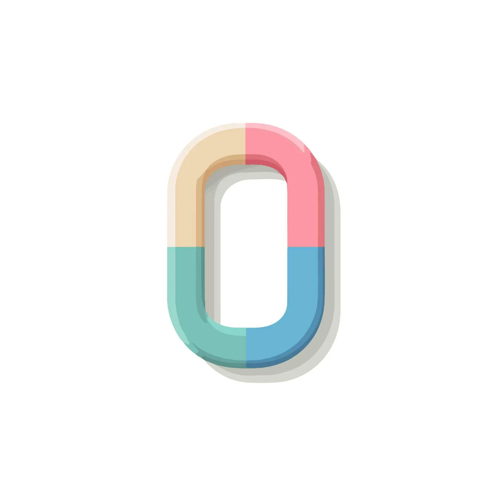 Minimalist 2D Magnet Icon — free download from Dotvec