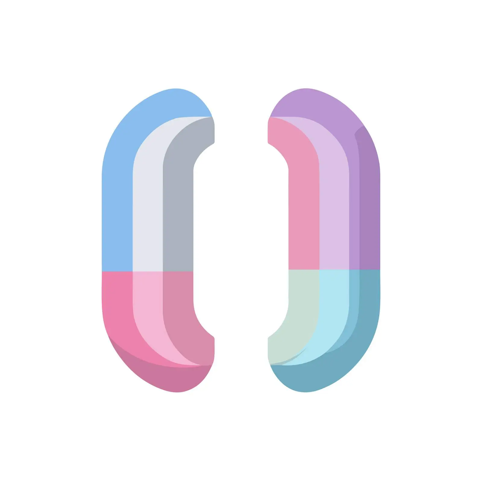 Minimalist 2D Magnet Icon — free download from Dotvec