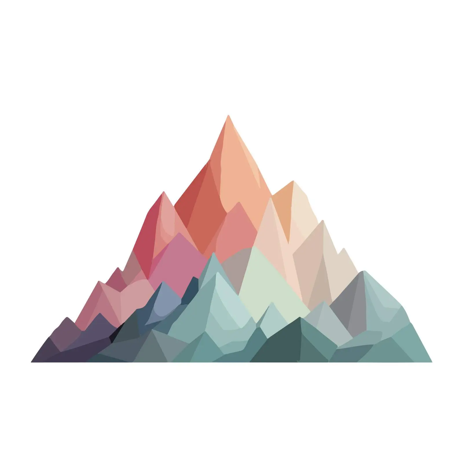 Minimalist Mountain Icon — free download from Dotvec