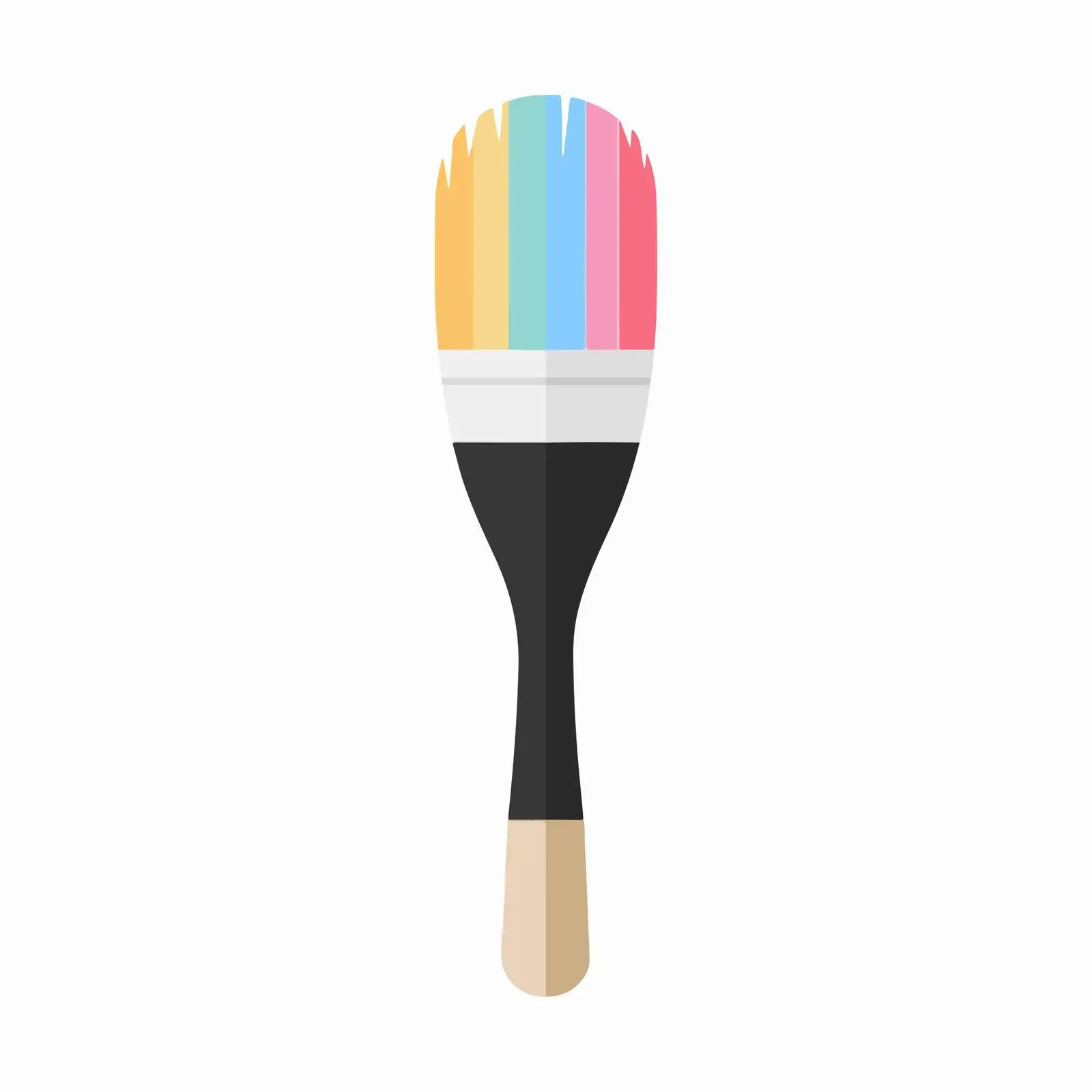 2D Paint Brush Icon — free download from Dotvec