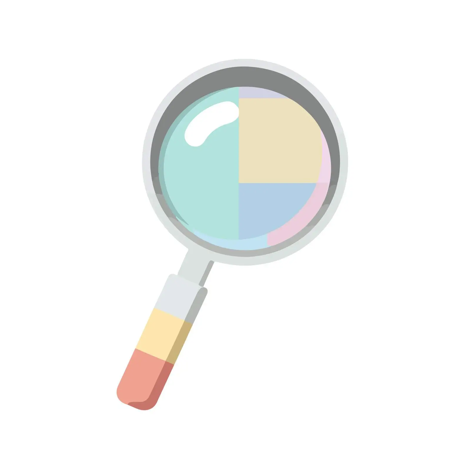 2D Search Icon Vector Minimalist Style — free download from Dotvec